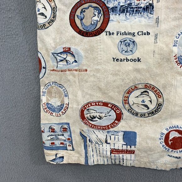 Hook & Tackle Reverse Print Fishing Shirt XL Bahamas Virgin Islands - Picture 6 of 16